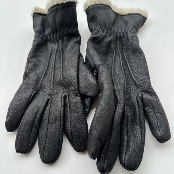 #130 LL BEAN DEER SKIN WOMANS GLOVES SIZE SMALL - Picture 1 of 7